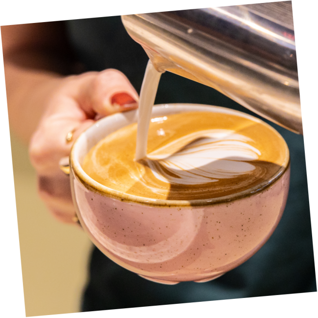 Nieuwjaarsbrunch Bar Amelia koffie
