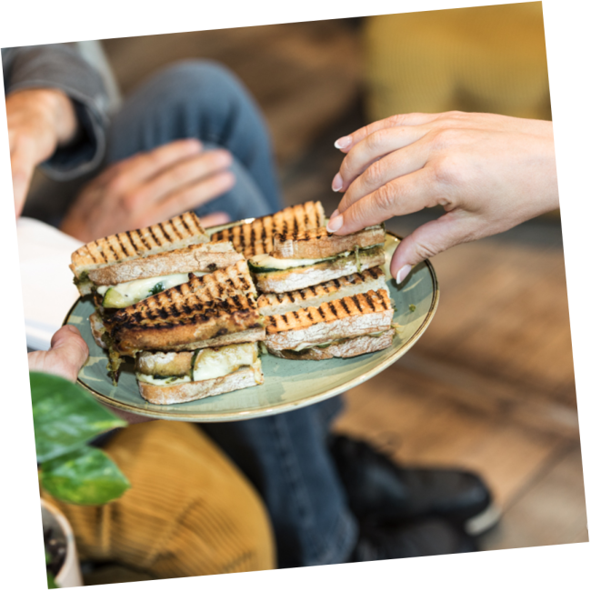 Experience day Upoffiz Ghent - Loop5 sfeerbeeld van eten