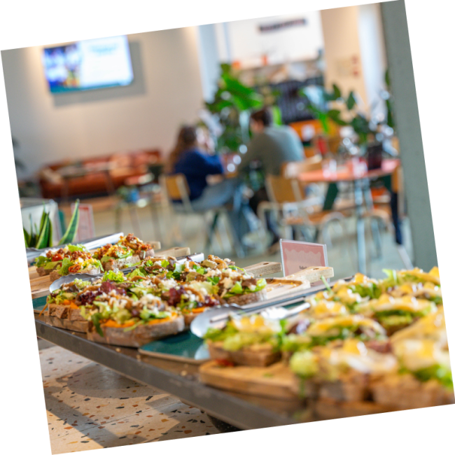 Buffer bij een event bij Bar Amelia in Gent